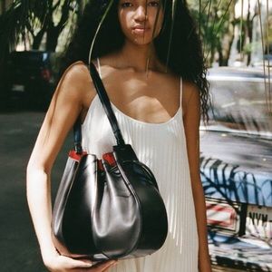 Mansur Gavriel Large Lilium Leather Shoulder Bag